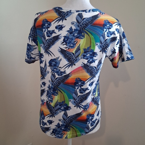 Farm Rio Aves Graphic Tee Size Small - Picture 3 of 9